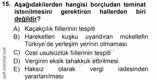 Soru 15