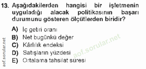 Soru 13