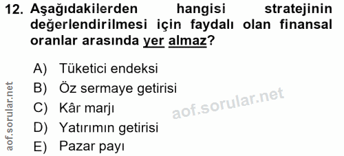 Soru 12