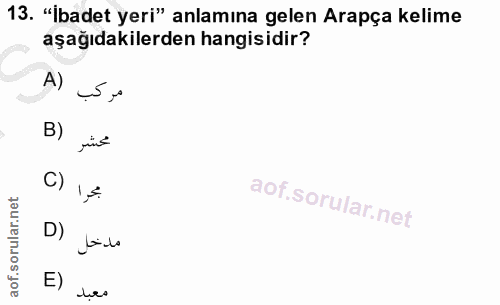 Soru 13