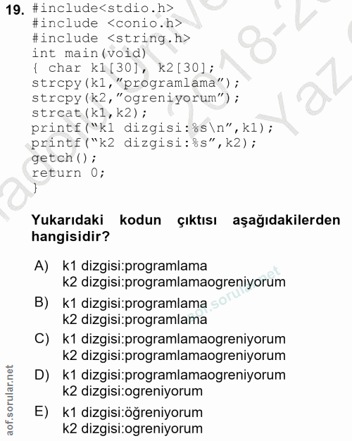 Soru 19