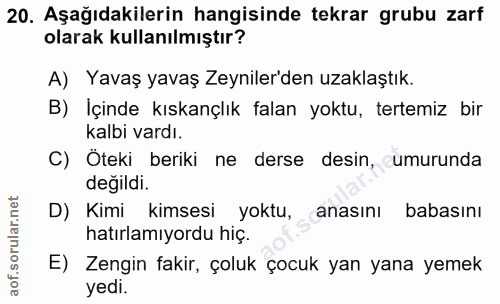 Soru 20