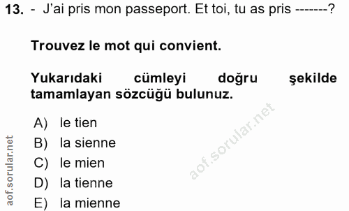 Soru 13