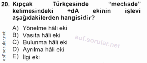 Soru 20