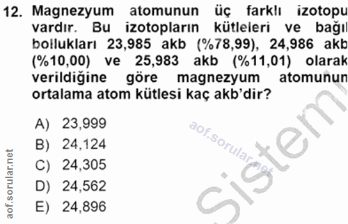 Soru 12