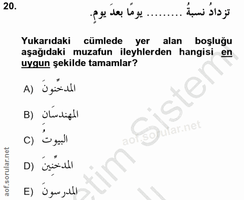 Soru 20