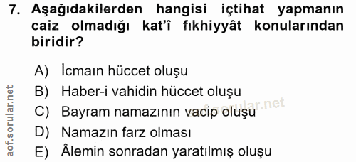 Soru 7