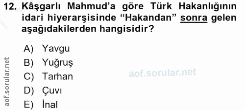 Soru 12