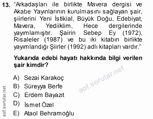 Soru 13
