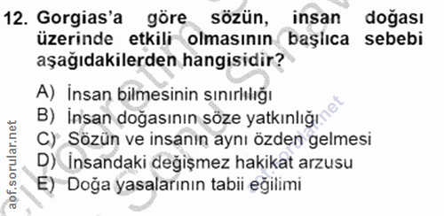 Soru 12