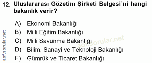 Soru 12