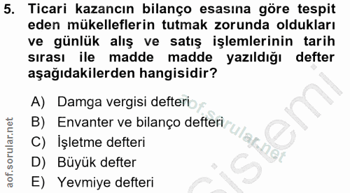 Soru 5