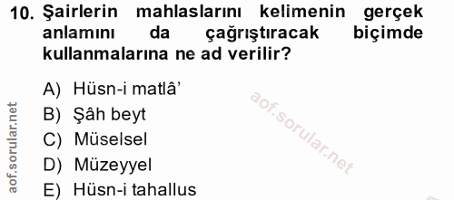 Soru 10