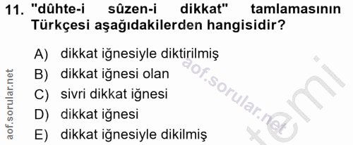 Soru 11