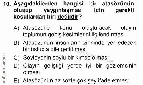 Soru 10