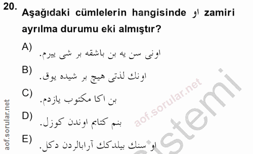 Soru 20
