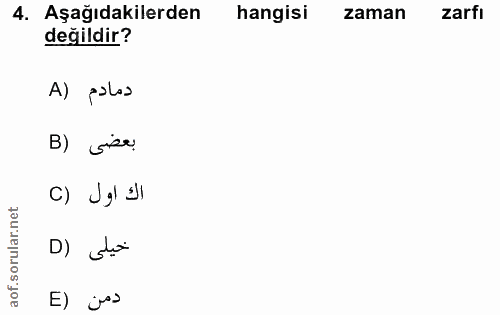 Soru 4