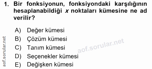 Soru 1