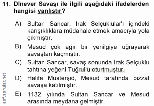 Soru 11