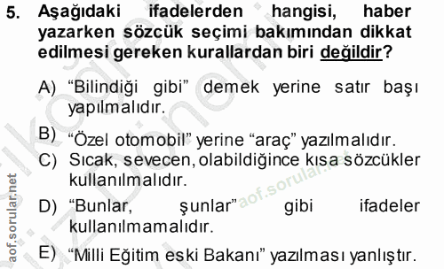 Soru 5