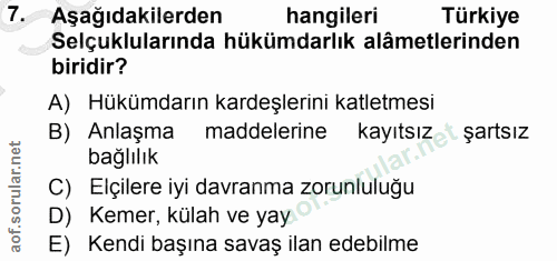 Soru 7