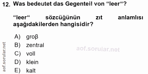 Soru 12