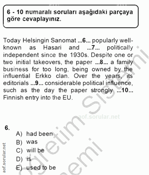 Soru 6