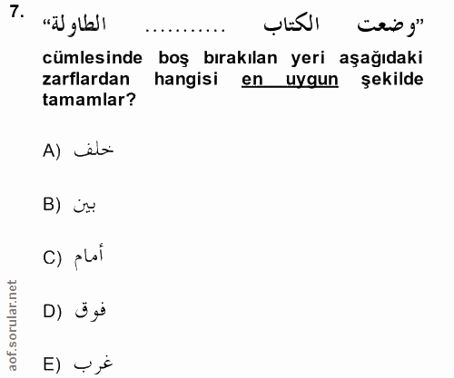 Soru 7