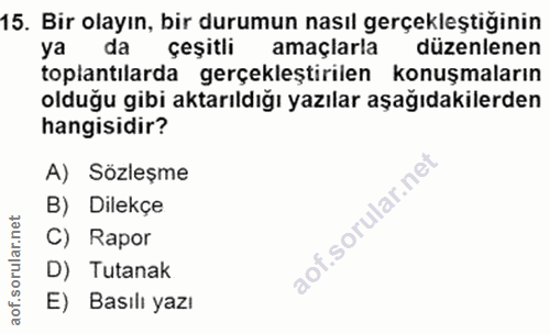 Soru 15