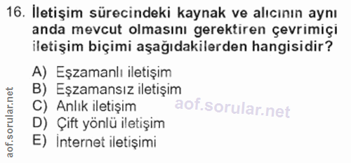 Soru 16