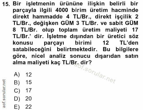 Soru 15