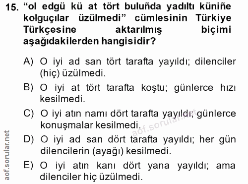 Soru 15