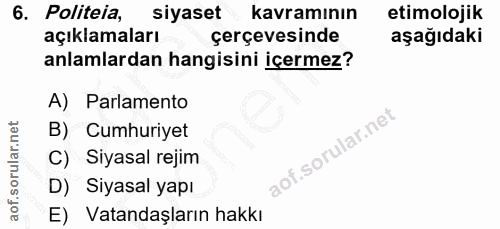 Soru 6