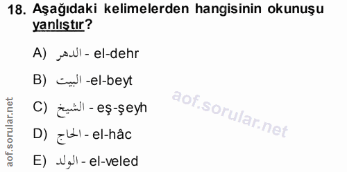 Soru 18