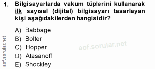 Soru 1