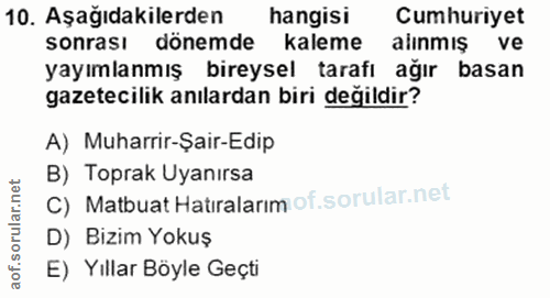 Soru 10