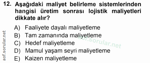 Soru 12