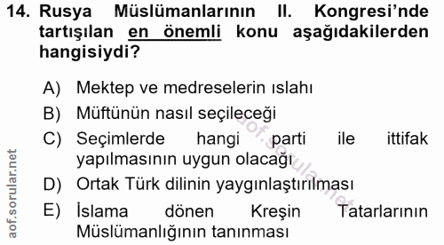 Soru 14