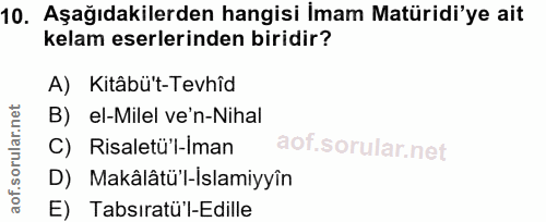 Soru 10