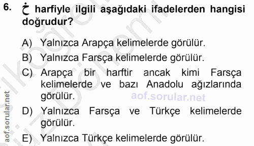 Soru 6