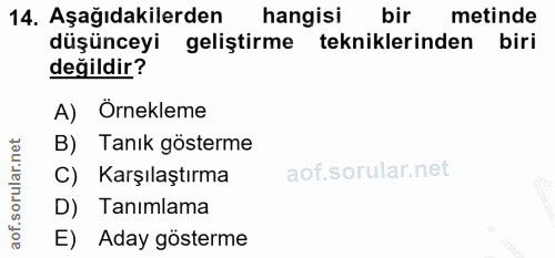 Soru 14