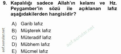 Soru 9