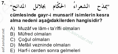 Soru 7