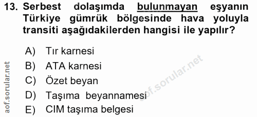 Soru 13