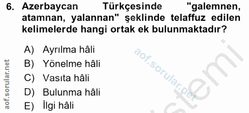 Soru 6