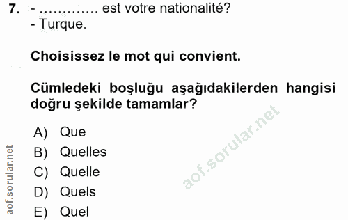 Soru 7