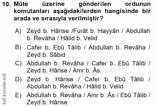 Soru 10