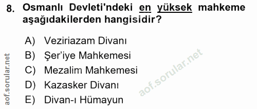 Soru 8