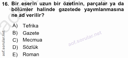 Soru 16