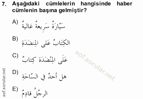 Soru 7